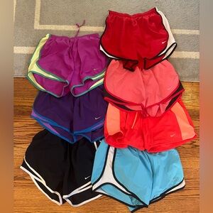 7 pairs Nike Running Shorts